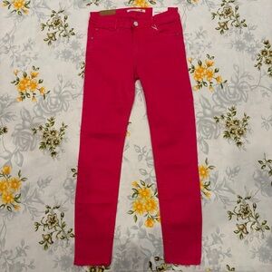 Zara Trafaluc Size 36 Magenta Jeans NWT